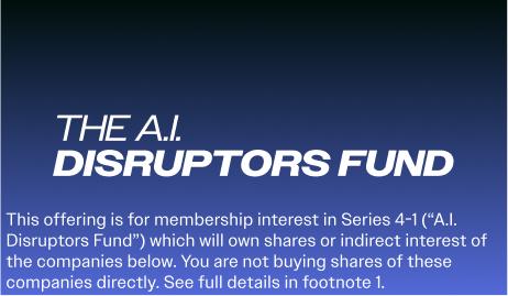 A.I. Disruptors Fund offering image
