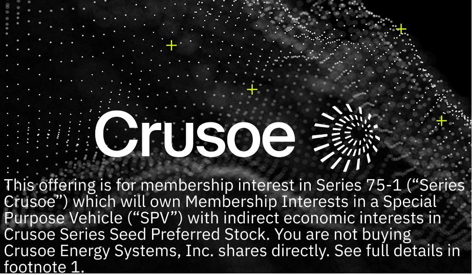 Crusoe offering image