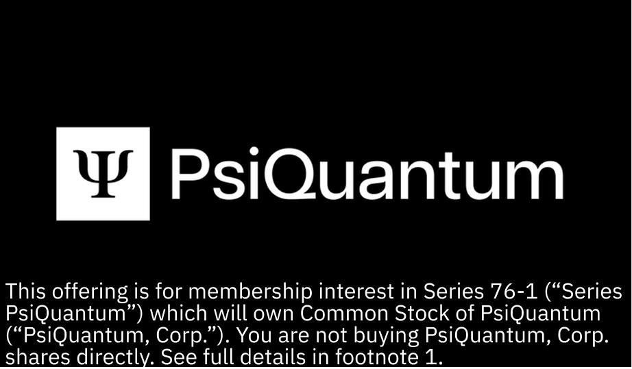 PsiQuantum offering image